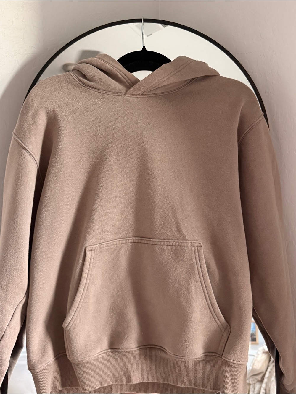 Aritzia Sweatfleece Perfect Taupe Hoodie